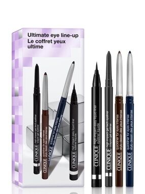 Clinique Trio Eye Liner Set — Black, Brown, Navy